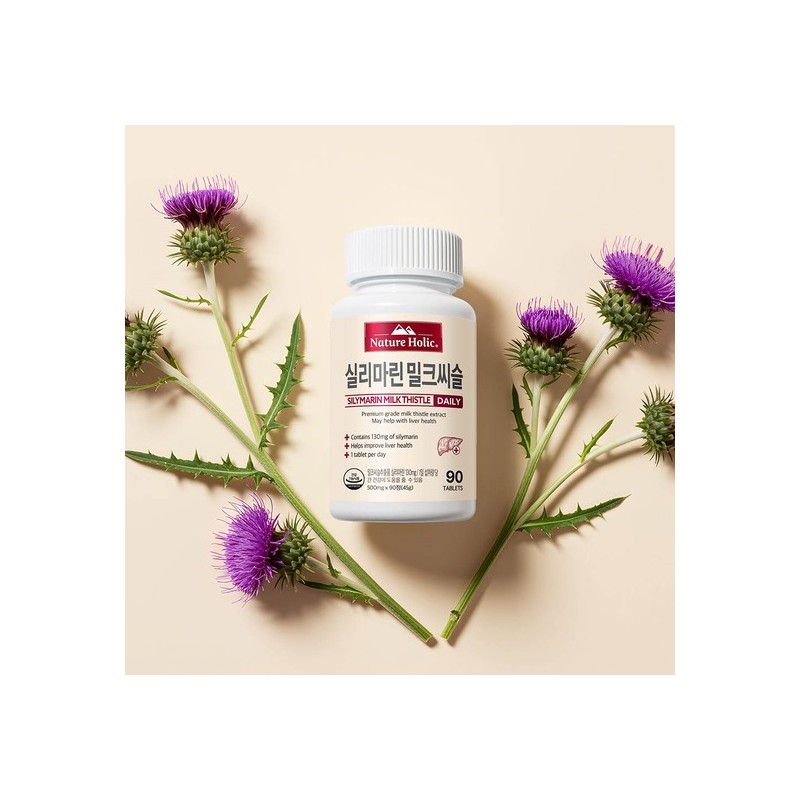 Natureholic Silymarin Milk Thistle 1 Bottle (90 tablets) 3-month supply