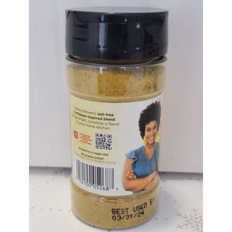 McCormick Sunshine Seasoning by Tabitha Brown Salt Free 3.82 oz