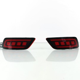 KITOCARTOP LED Rear Tail Lights Rear Bumper Reflector Compatible with Subaru Forester 2019 2020 2021 2022 2023 Driving Light/Brake Light/Sequential Turn Signal light/Fog Lamp