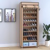 UDEAR 10 Layer Shoe Rack with 9 Compartments and Dust