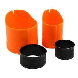 zhongko PVA Bag Loader System, Anti-Slide Fishing Tackle Storage Bags Dissolvable, Dissolvable Bait Pva Bag PVA Bag Loader Tool for Carp and Coarse Fishing, Quick-Fill Bait Loading Tools