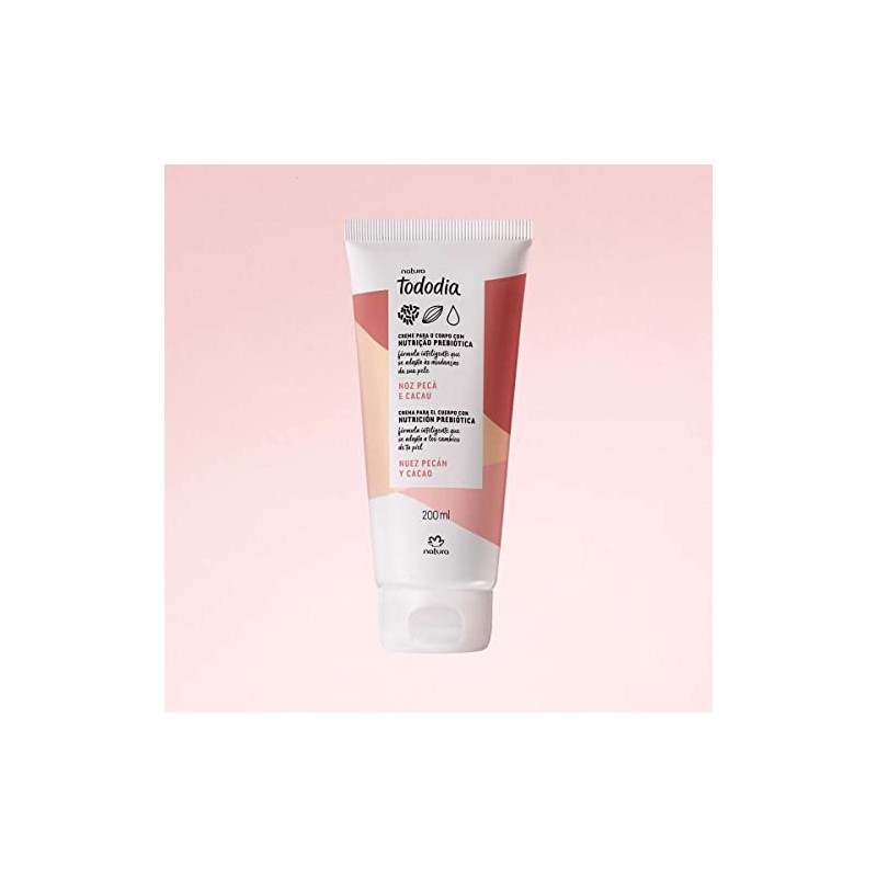 Natura Tododia Crema Corporal Nuez Pecan y Cacao, 200 ml