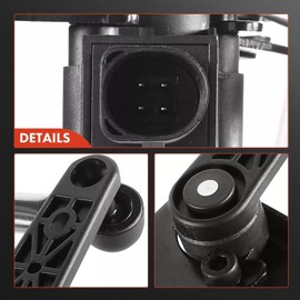 1K0941273M Level Sensor Rear Left Height Sensor Headlight Range Adjustment with Poles Replacement for 2003-2012 A3 Q3 TT Golf V Golf VI CC Passat B6 B7 Altea XL 5P5 5P8 1K0941273C 1K0941273F