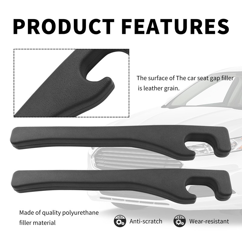 New Car Seat Gap Filler 2 Pack,Flexible Seat Gap Filler