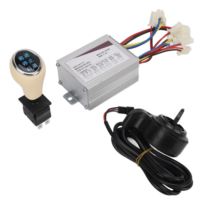 36V 350W Electric Bike Controller Set with Thumb Grip Forward