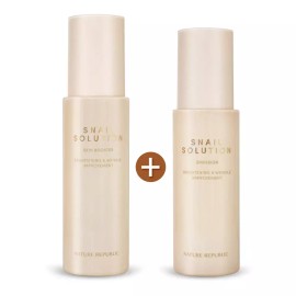 Nature Republic 네이처리퍼블릭 스네일 솔루션 스킨부스터+에멀전 (주름 미백 기능성) Nature Republic Snail Solution Skin Booster + Emulsion (Anti-Wrinkle Whitening Functional)
