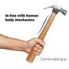 GNIEMCKIN Wood Hammer Handle, 10 Pack Replacement Hammer Handles, Easy