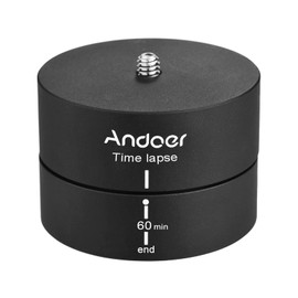 FUNYIN 360 Degrees Panning Rotating Time Lapse Stabilizer Tripod Adapter for Gopro DSLR