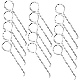 Ipetboom 50 piezas Gancho de Acero Inoxidable para Extracción de Desagües Kit para Baño Herramienta para Retirar Rejillas y Coladeras para Lavamanos y Regaderas