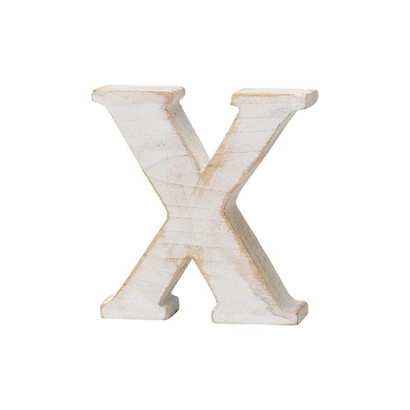 Paseo Wall Decor Wooden Alphabet X T252 – 35WH –