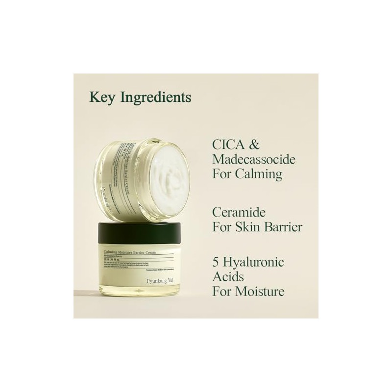 Calming Moisture Barrier Cream by Pyunkang Yul for Unisex -