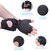 CYZBL Gym Gloves Soft, Half Finger Fitness Gloves, Black Training
