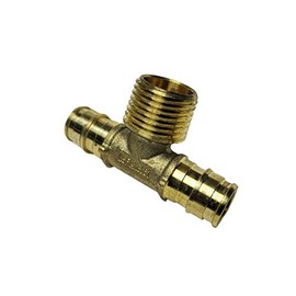 1 Piece XFITTING 3/4" Pex A Male Tee, F1960 Expansion MNPT Tee