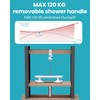 LORESJOY Bath Handle, Handle Bars, Shower Handle, No Drilling, Max
