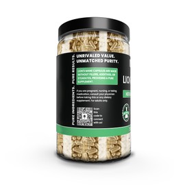 PURE ORIGINAL INGREDIENTS Lion's Mane (730 Capsules) No Magnesium or Rice Fillers, Always Pure, Lab Verified