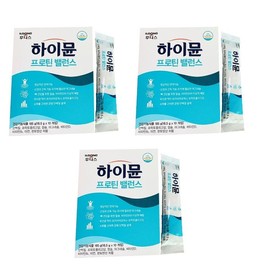 일동후디스 하이뮨 프로틴 일동 밸런스 고단백 단백질 하이문 어르신 노인 가루 3박스 DJ Ildong Hudis HyMune Protein Ildong Balance High Protein Powder for Seniors 3 Boxes DJ