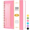 NIRMIRO Notebook Notepad A5, 300 Pages Wirebound Spiral Notebooks for