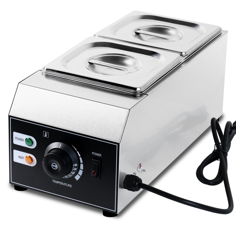 110V chocolate tempering machine,Cheese melting machine,9 Lbs 2 Tanks Chocolate