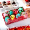 RomanticBaking RomanticBaking 50PCS 8x5x2 Inch Full Clear Cookies Boxes Strawberry