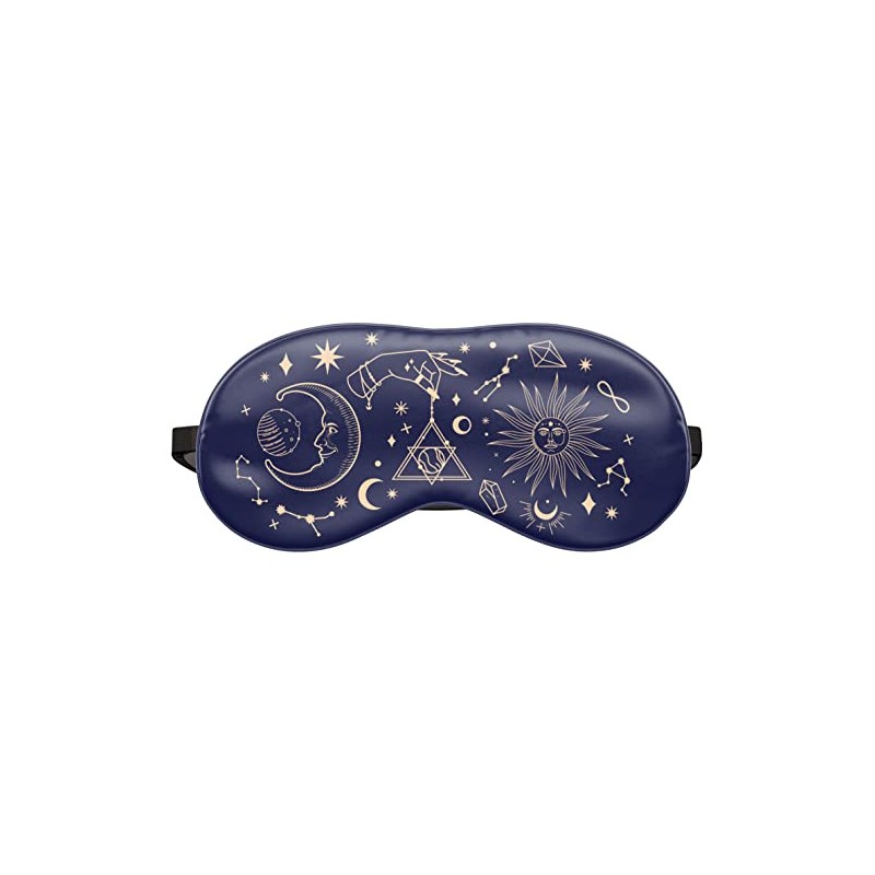Sleep Mask Travel Relax Eye Cover Bed Emoji Nap Blindfold