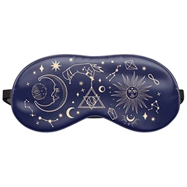 Sleep Mask Travel Relax Eye Cover Bed Emoji Nap Blindfold Astrology [042]