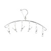 Pearl Metal HB-6182 Laundry Drying Pinch Hanger, 6 Pinch, Stainless