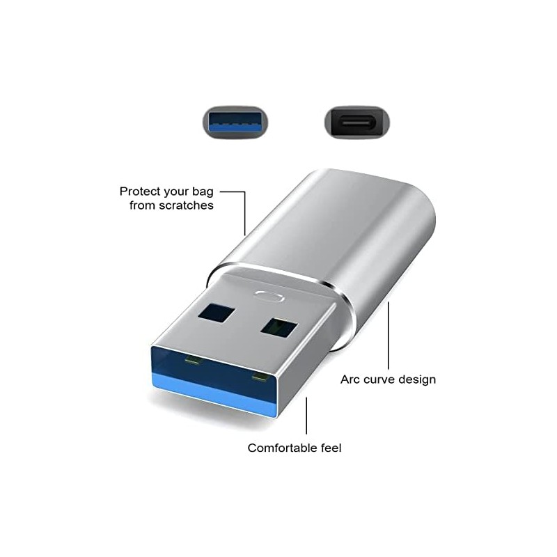 La Brodée Hub USB C, 4 Puertos Mini USB con