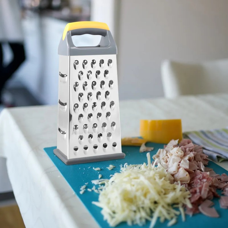 Rallador Manual De Quesos Y Verduras 4 En 1 Antideslizant