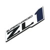 2pcs ZL1 Supercharged Emblem Engine Hood Badge Decal Replacement for