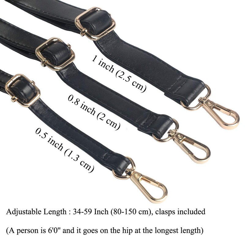 Beaulegan Crossbody Bag Strap - Microfiber Leather - Replacement for