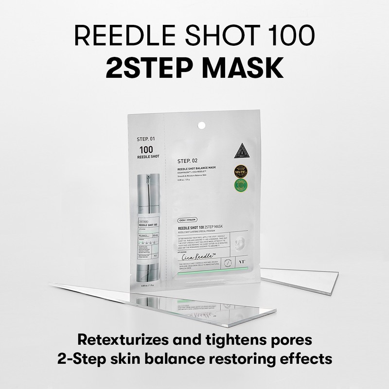 VT Cosmetics [VT Cosmetics]Reedle Shot 100 2-Step Mask (1ea)