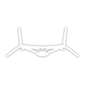 CV-22 MV-22 Osprey Sticker Decal Die Cut Self Adhesive Vinyl Many Color and Sizes Made in USA Weatherproof cv22 mv22 vtol Aircraft - White 8" x 3.19"