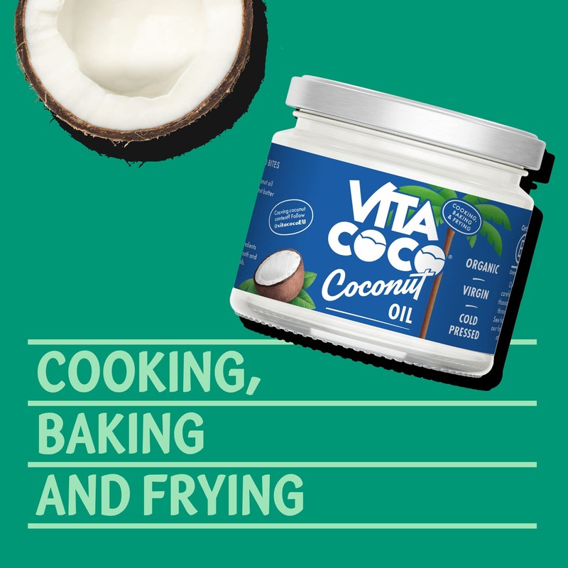 Vita Coco Organic Coconut Oil 250 ml, Extra Virgin, Gluten