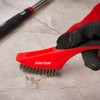 DEKTON DT85970 Soft Grip Stainless Steel Wire Brush, Black/Red