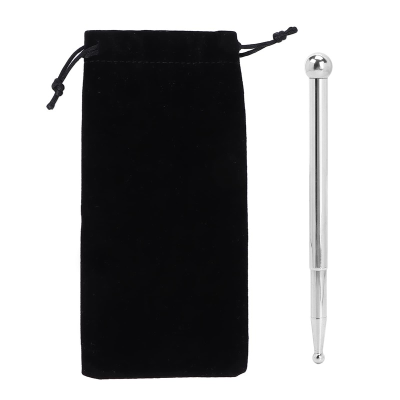 Trigger Point Massage Pen, Acupressure Bar Pain Silver Deep Tissue