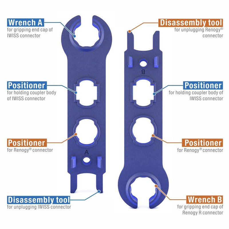 iCrimp Solar PV Panel Crimping Tool Kit, c/w Solar Connector