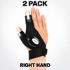 LED Fingerless Glove for Night Tasks – Hands-Free Light with