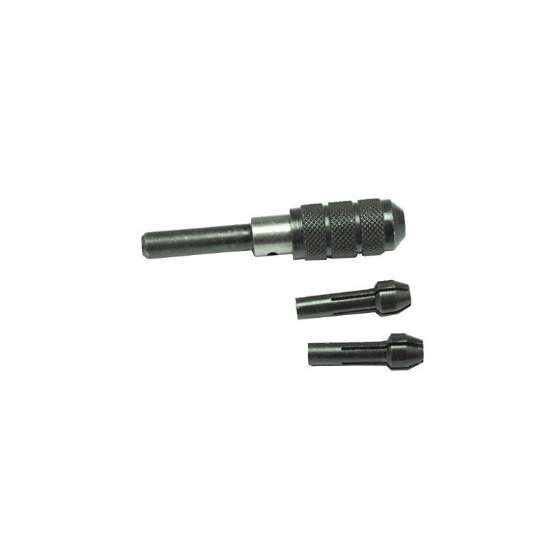 Pin Chuck Vise Set With 3 Collets to Hold Small
