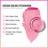 OULAC Cream Eyeshadow, Glitter Pink Eyeshadow, Holds Makeup For 12