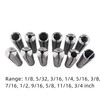 LiGuVCY Morse Taper Collet Kit MT3 Taper Collet 1/8-3/4 Inch