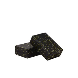Actifoam Yoga Blok 2'li SET Yoga Köpüğü Yoga Bloğu Yoga Block Yoga Köpüğü (Siyah + Sarı Orta Sert)…