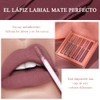6PCS Lapiz Labial Mate Lapiz Labial Antiadherente,Lápiz labial antiadherente,Lápiz labial