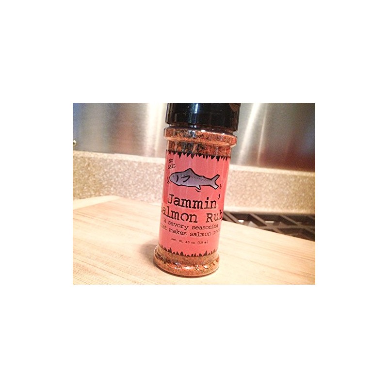 Mom's Gourmet Spice Blends, Jammin' Salmon Rub, 4.5 Ounce