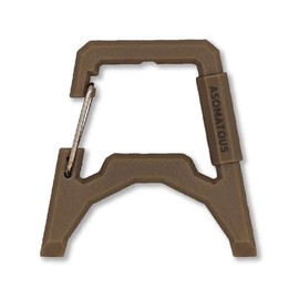 ASOMATOUS ASOMATOUS Exgate Carabiner Hook, Made in Japan (Tan)