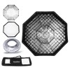 Godox US 2X Godox 95cm Octagonal Umbrella Softbox Honeycomb Grid