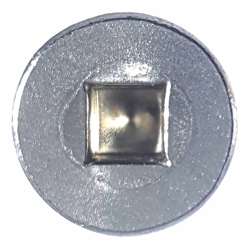 #8 x 1-1/2" Flat Head Sheet Metal Screws, Square Drive,