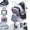 FENGDONG Laptop Backpack with USB Charging and Headphone fits 17.3