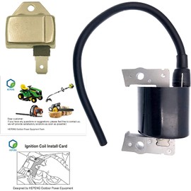 ZhongfaTec-472 BM11 21119-2161 Igniter Module Ignitor with 21121-2008, AM101065 Ignition Coil for Lawn Mower Tractor ET18092 Fit FB460V FC420V FC400V 30106 30112 30165 30170