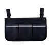 Wheelchair Bag with Pockets Reflective Strips Armrest Side Bag for
