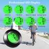 Hsthe Sea Waterproof Bicycle Computer Speedometer 3-Colour LCD Backlight Multifunctional
